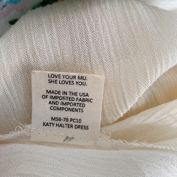 ⭐️⭐️PICK 5 for $20 Show Me Your MuMu Katy Halter Floral Dress Medium - Picture 10 of 10